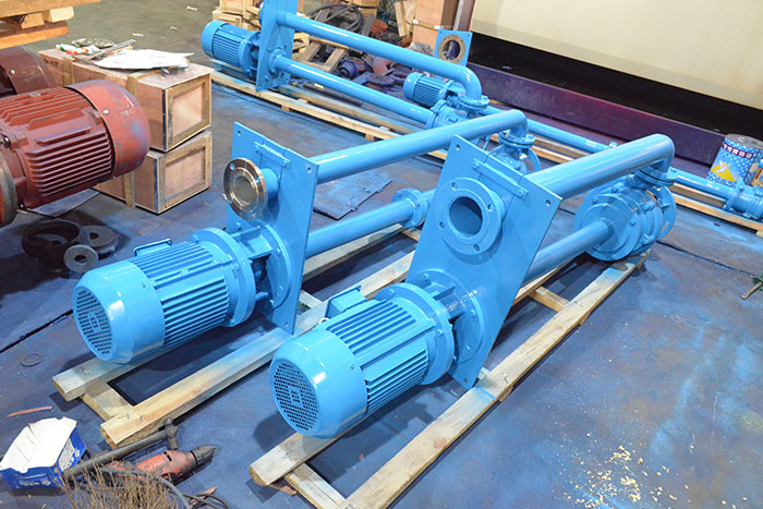 液下2米 YW無堵塞液下排污泵雙管帶安裝盤